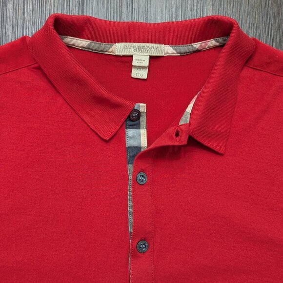 Burberry Other - Burberry | Men's XXL Red Polo | 100% Pima Cotton